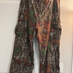 Woodland camo pants sz XL men Wind Breaker Material 