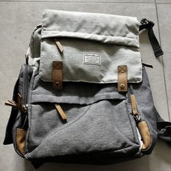 Eddie Bauer Cascade Back Pack Diaper Bag - Black/Gray