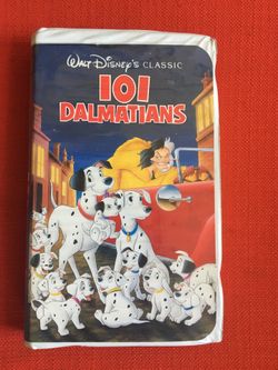101 Dalmatians black diamond version gently used