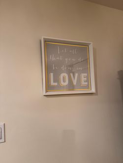Wall Art – Done in Love $20