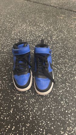 Nike High-Top Sneakers Blue and Black