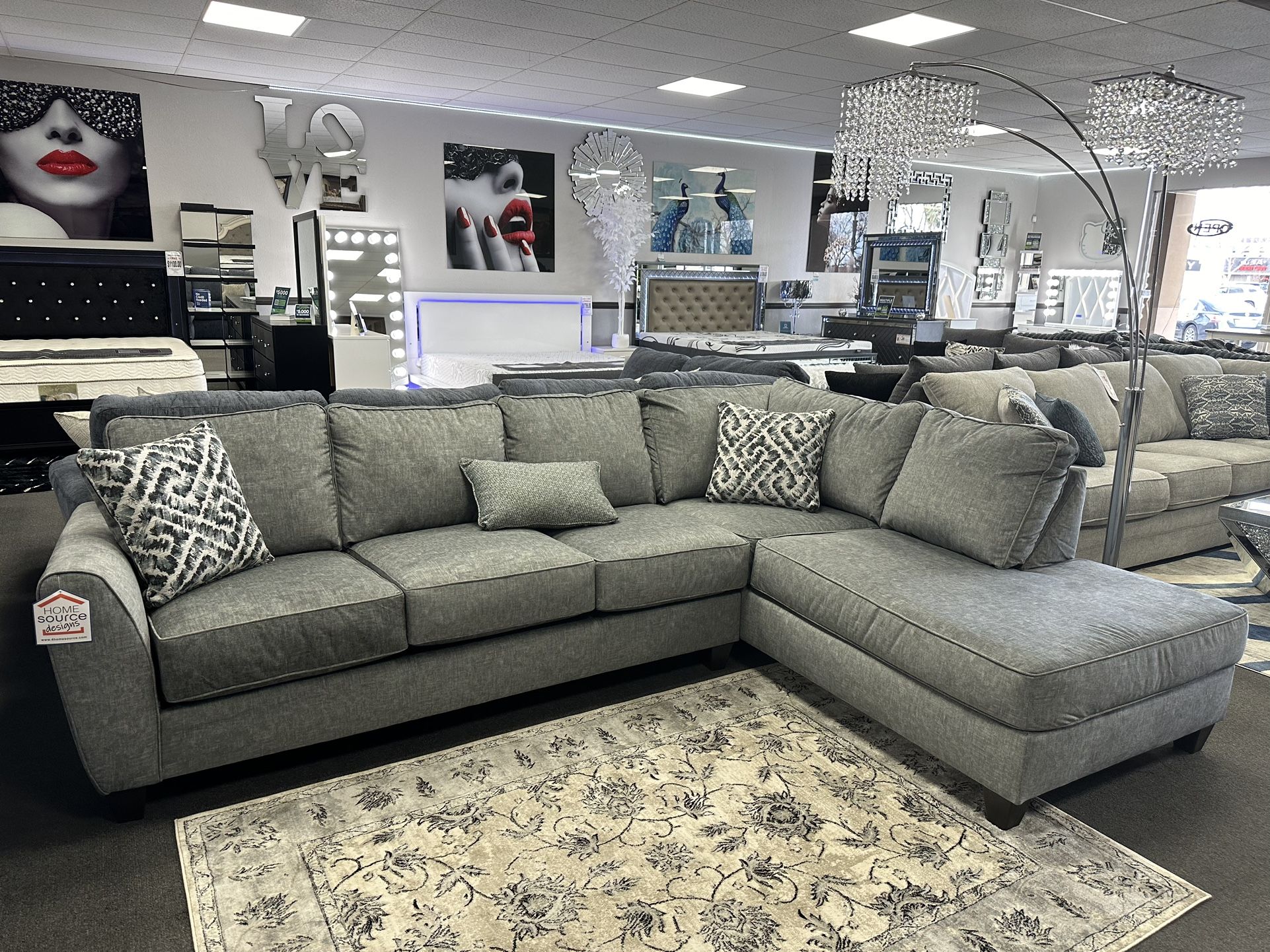 Gray Sofa Sectional 🇺🇸 American Made 🇺🇸