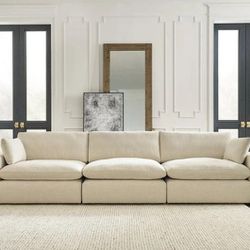 Ashley Furniture Elyza Linen 3-Piece Sectional
