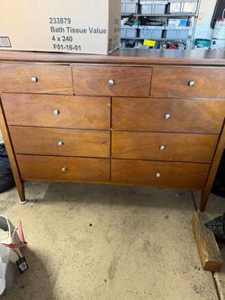 Mid-Century Modern Wood Dresser