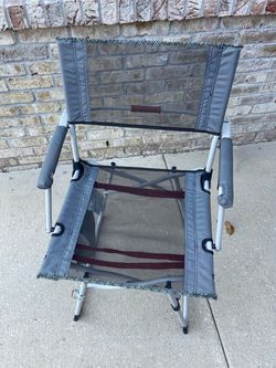 Folding Outdoor Camping Chair with Armrests - New and unused