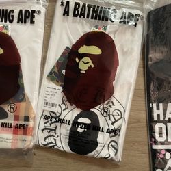 White chromeheart bape