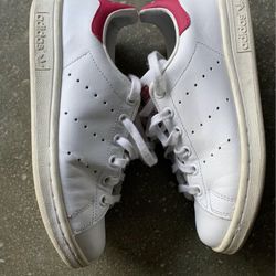 Adidas Stan Smith Youth (White & Pink)