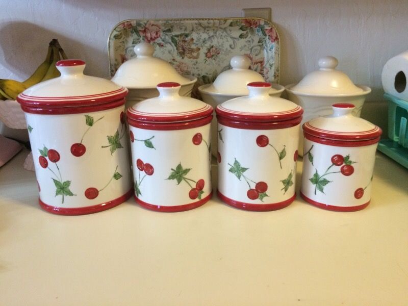 Cherry Canister Set