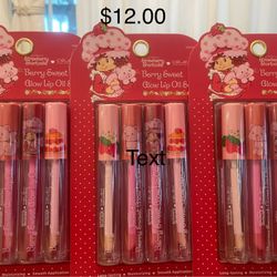 Strawberry Shortcake Glow Lip Oil Set