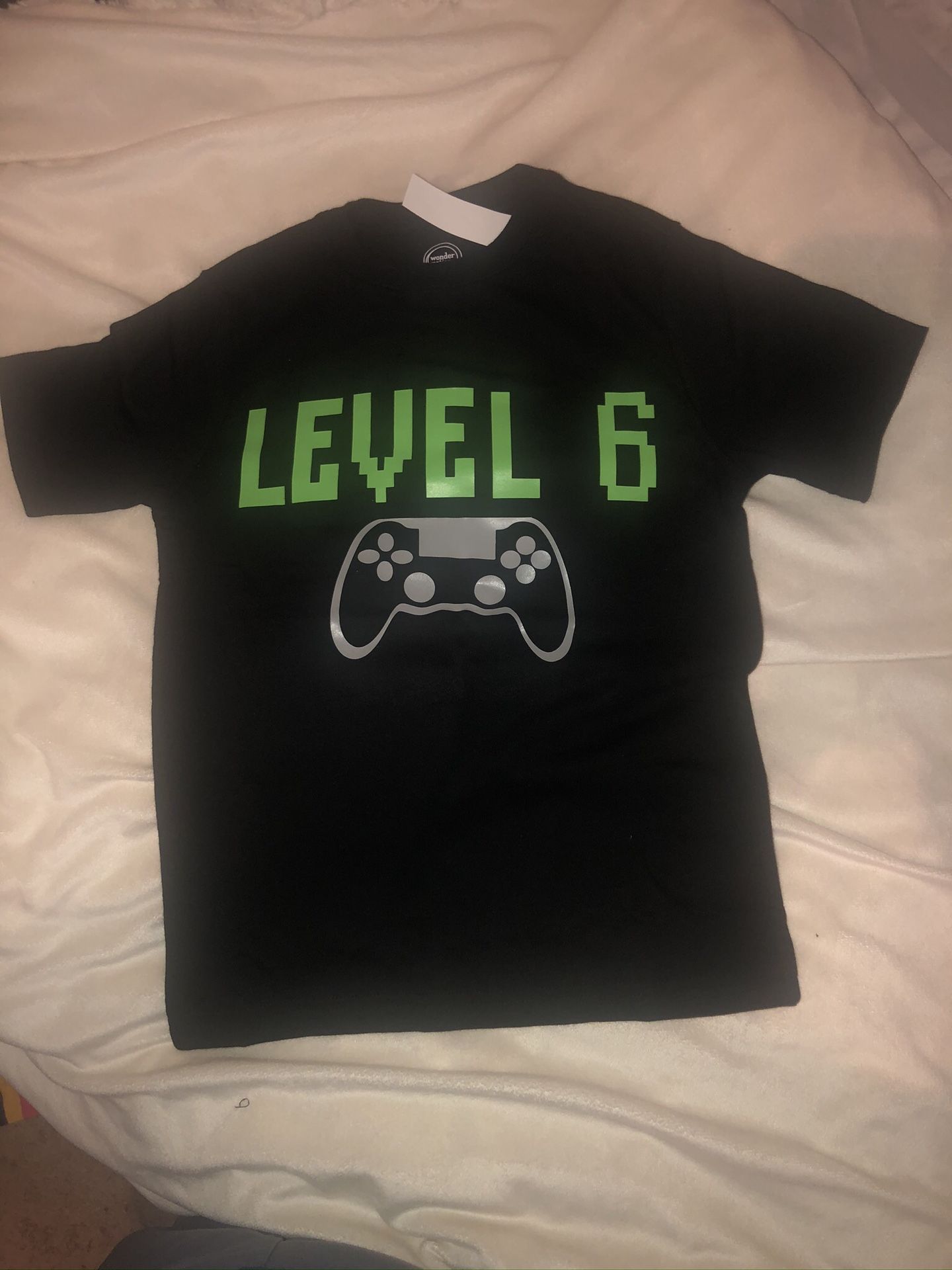 Birthday shirt banner cake topper