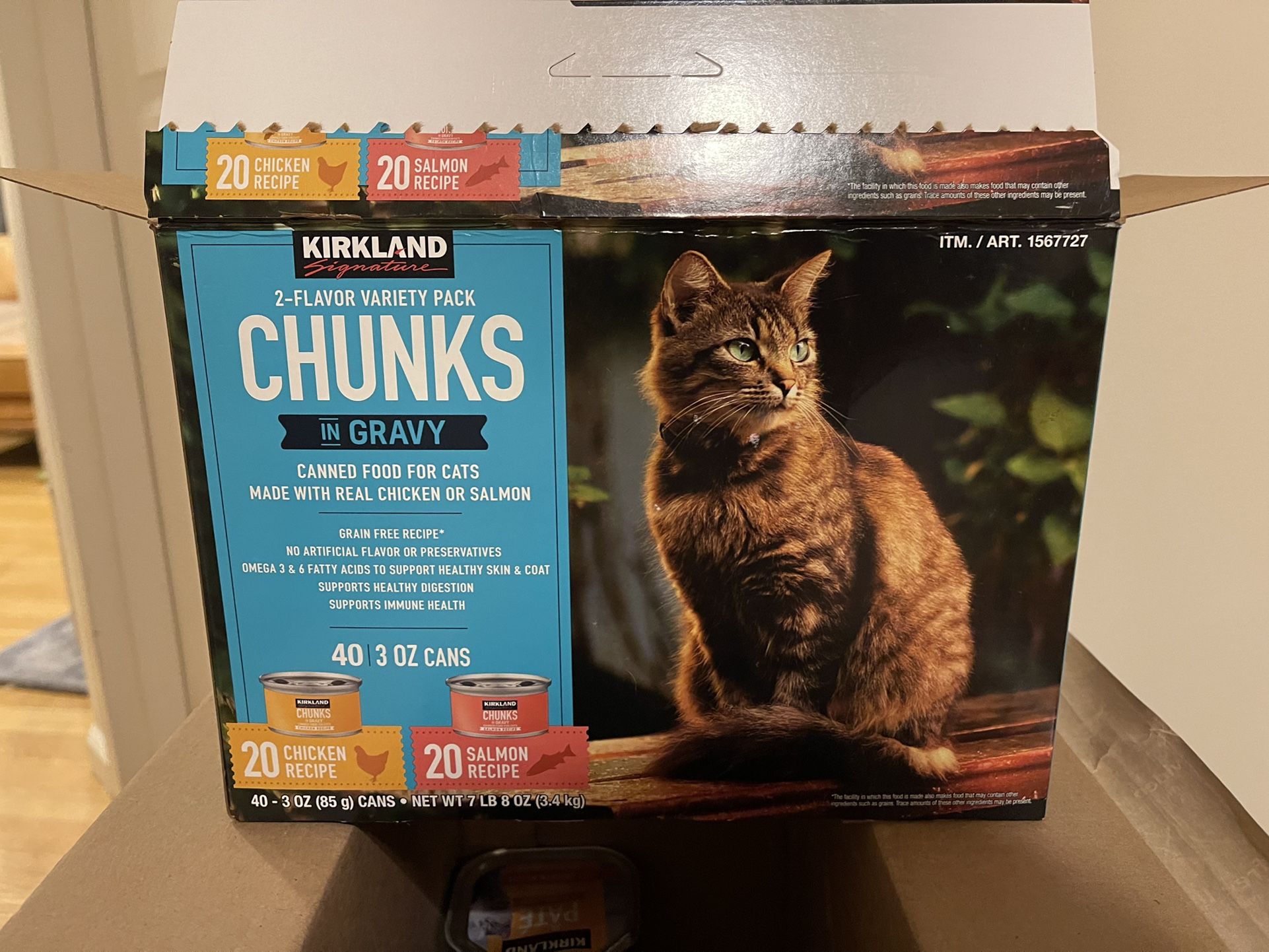 Kirkland grilled and pate cat food - 78 count