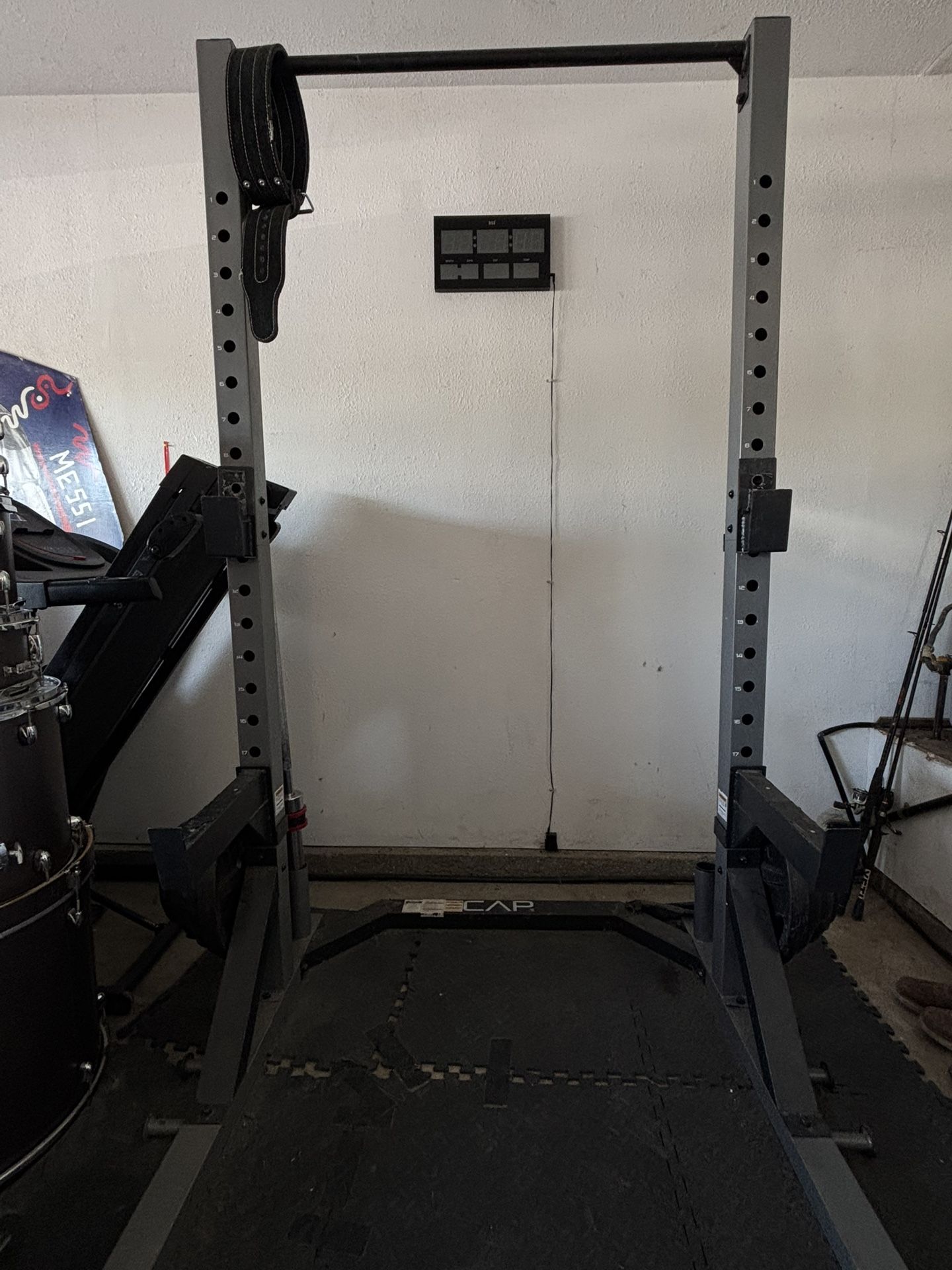 Squat Rack w/weights And Bar