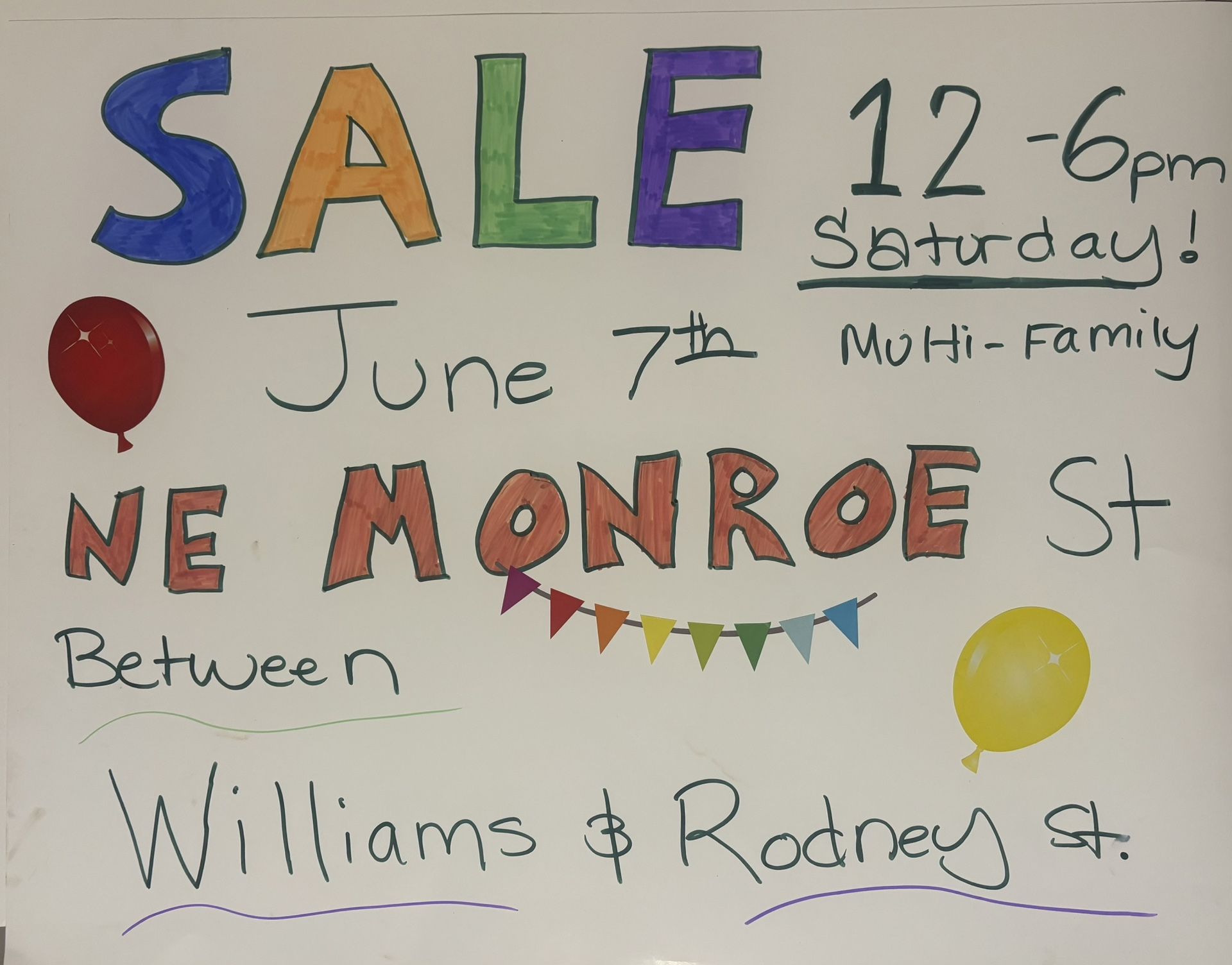 SELL TODAY 12-6pm