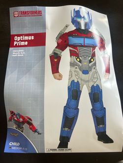 Transformers Optimus Prime Kids Costume