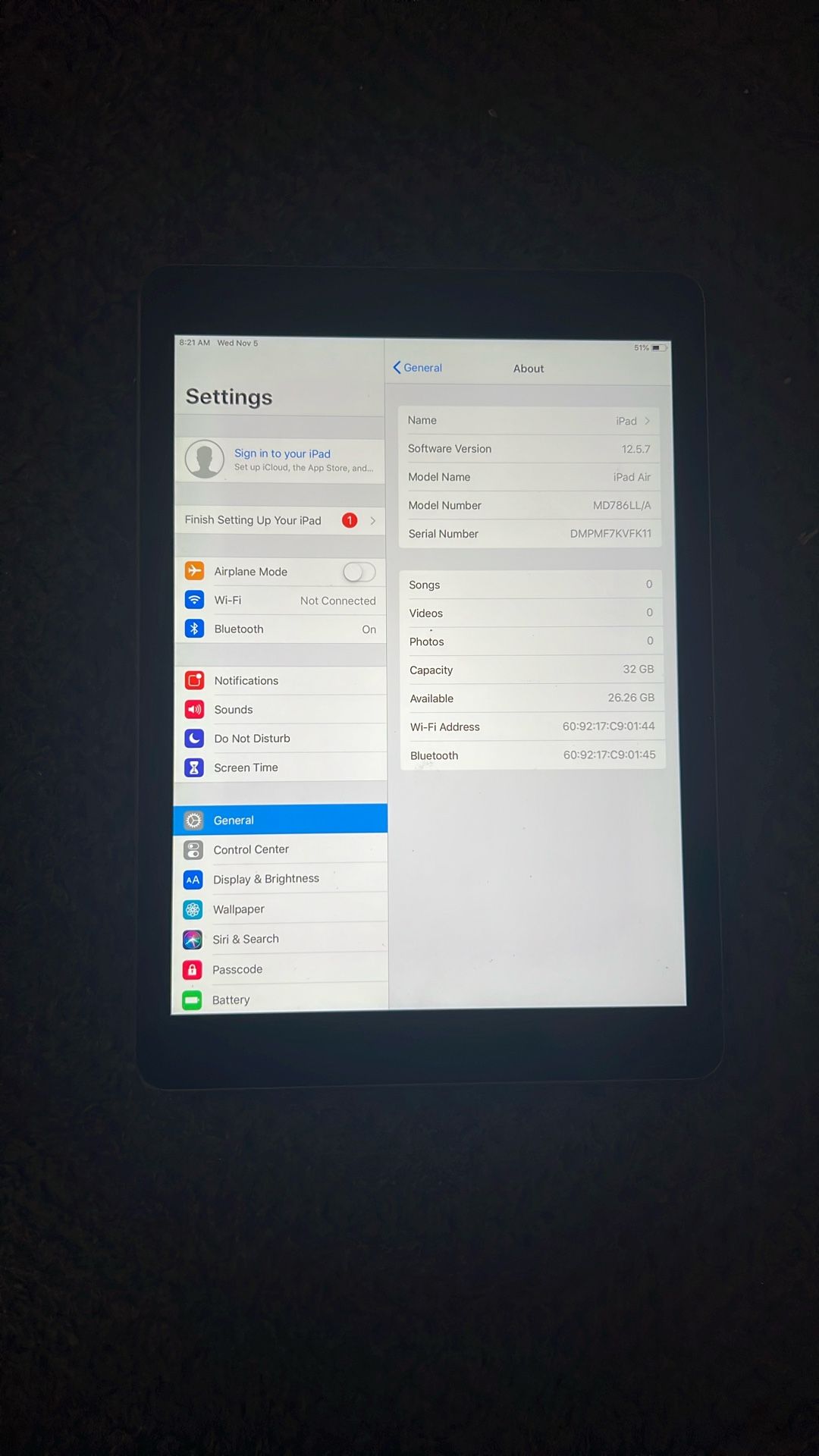 iPad Air 32gb