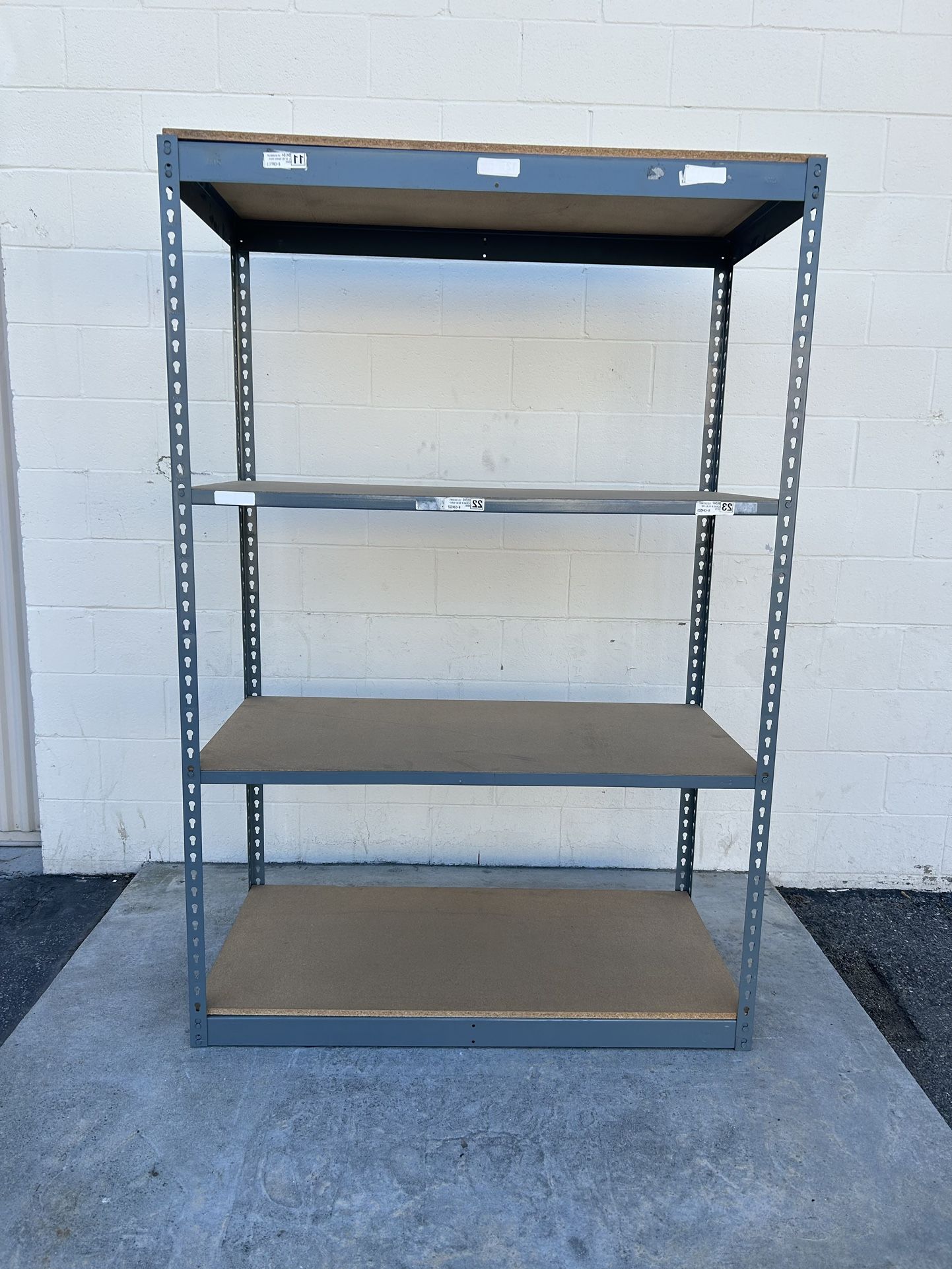 Steel Shelving 48 in W x 24 in D Warehouse Boltless Storage Rack Better Than Homedepot And Lowes Delivery Available