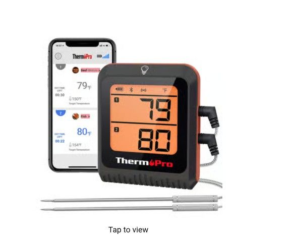 ThermoPro LCD Bluetooth Enabled Grill/Meat Thermometer
