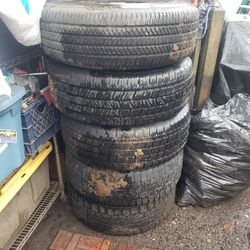 5 Tires On Rims