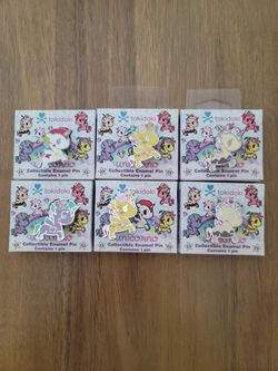 Tokidoki Unicorno Collectible Enamel Pins – Set of 6