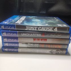 Ps4 Games ( Read Description)