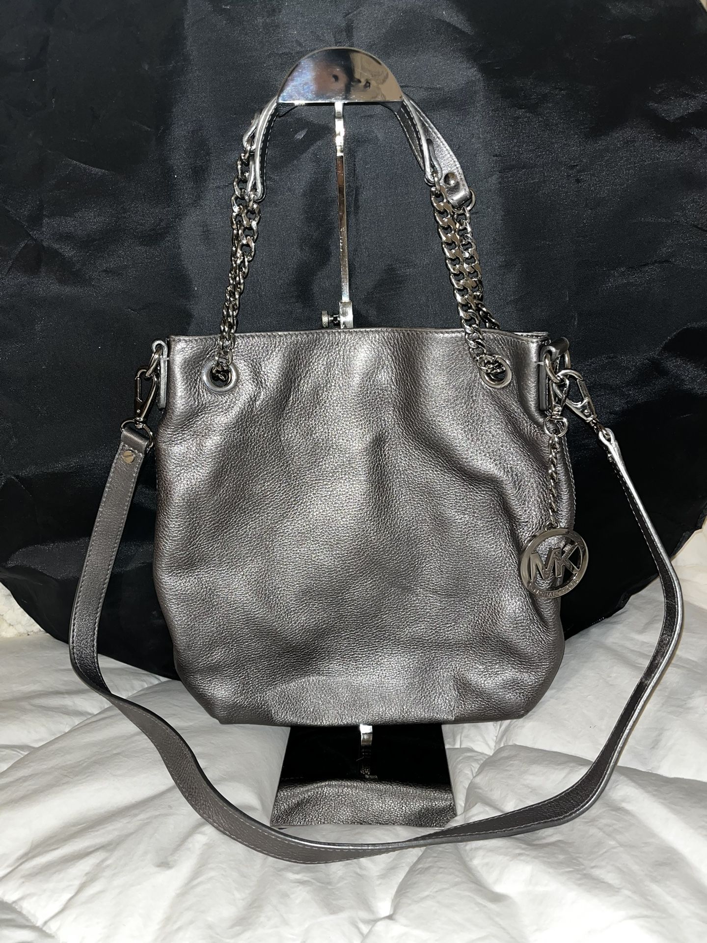 Genuine Michael Kors Platinum Handbag 