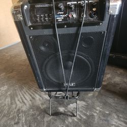 Pyle Karaoke Amp Amp and Cart Only