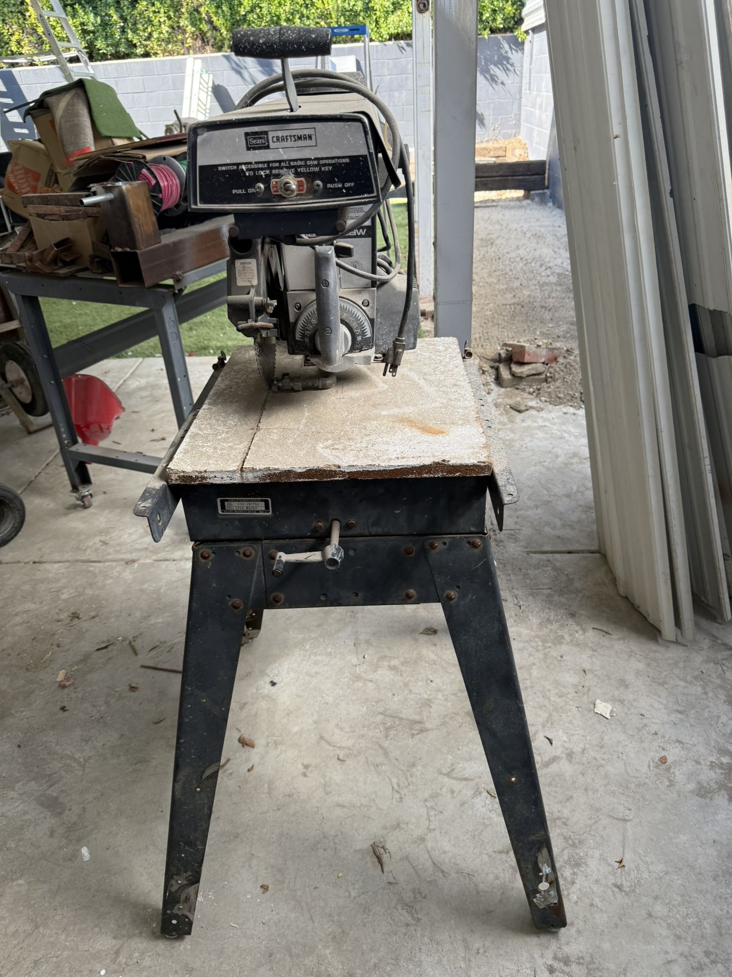 Craftsman Radial Saw