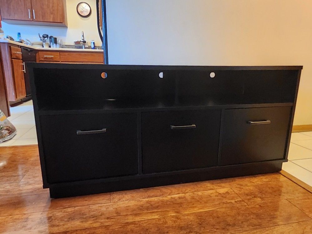 Modern Black TV Stand