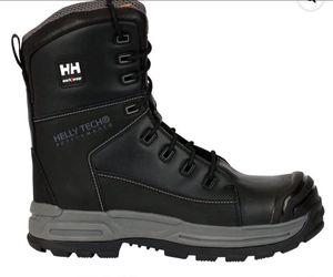 Helly Hansen Sz 10.5 Work Boots Composite Safety Toe Denison 8” Waterproof Black