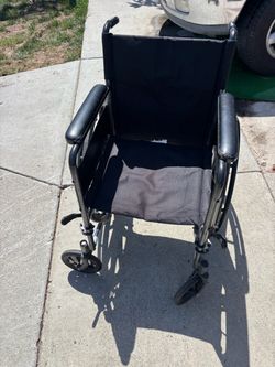 Folding Transport Wheelchair