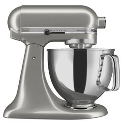 New! KitchenAid Artisan Series 5qt Tilt-Head 10-Speed Stand Mixer Contour Silver: 325W Metal, 5qt