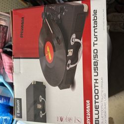 Blutooth USB Speaker And Turntable Record Player