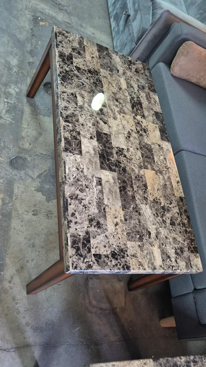 Elegant Marble-Style Coffee Table