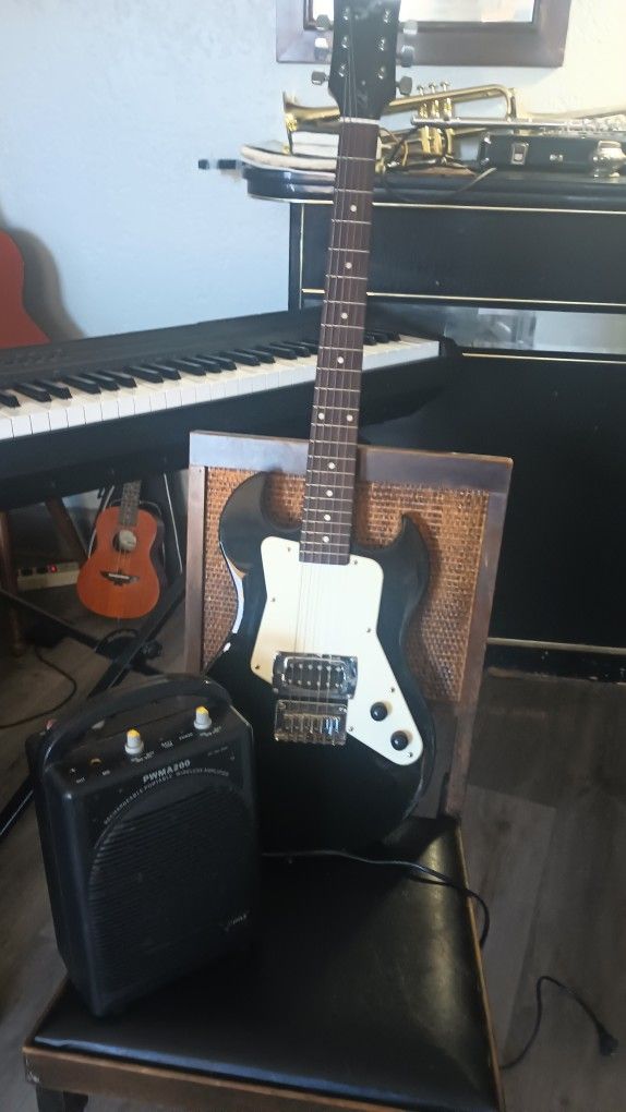 Electric Guitar First Act With Amp 80watt Amp