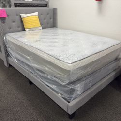 STORE CLOSING !!! LAST WEEK ((  Full Bed Frame With Mattress 