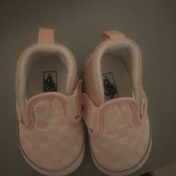 Pink Checkered Vans