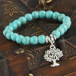 *GREAT GIFT* Tree Of Life Pendant Charm Bracelet Jewelry *See My Other 500 Items*