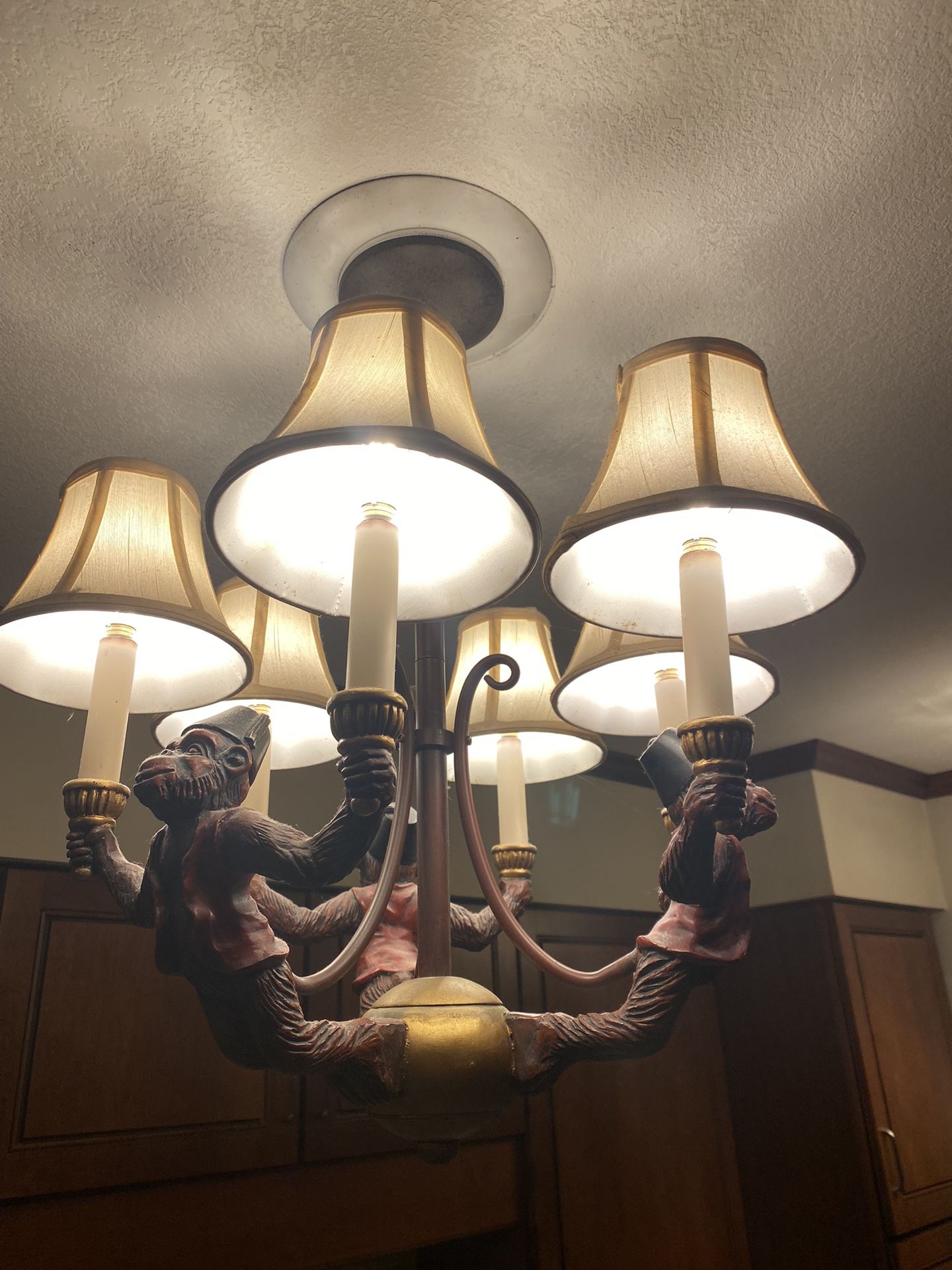 Vintage Monkey Ceiling Light