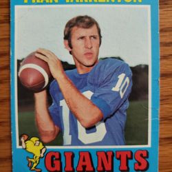 Fran Tarkenton 1971 Fair Condition 
