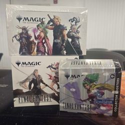 Magic The Gathering Final Fantasy Play Booster Commander Deck Bundle