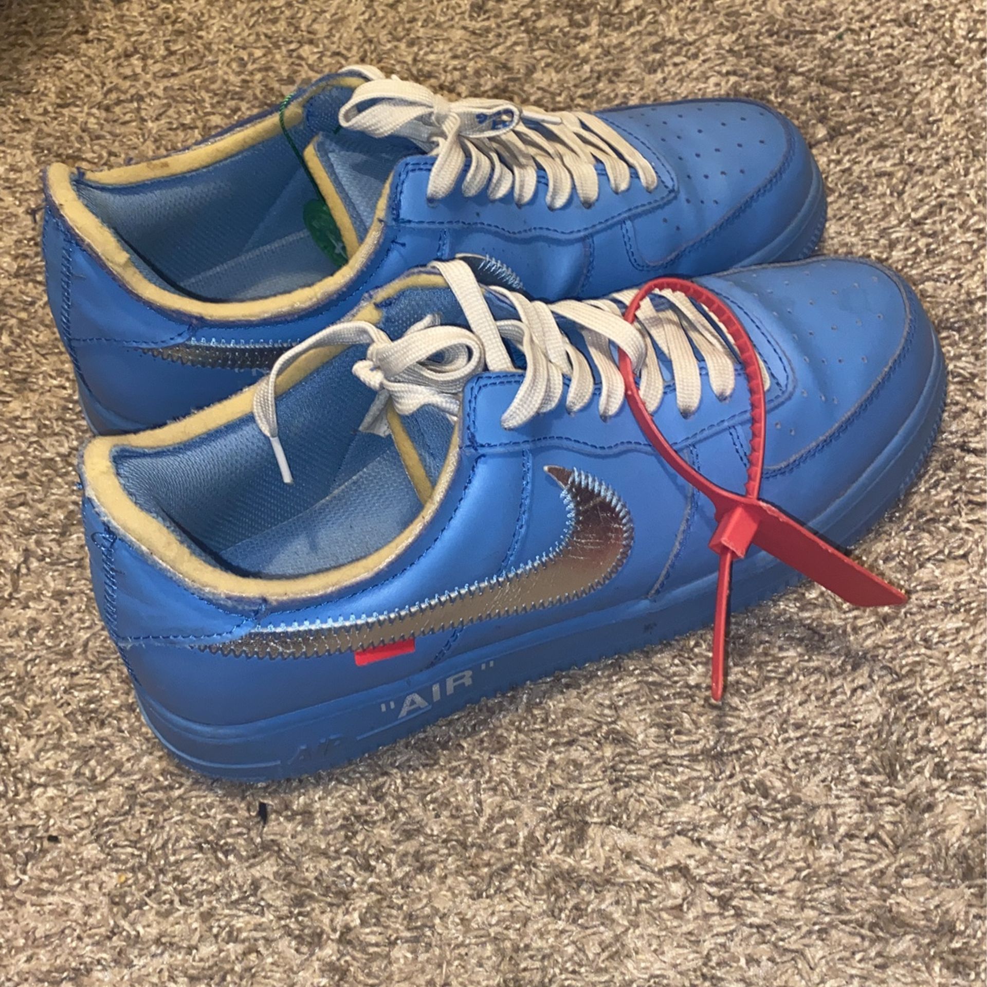 off white af1 university blue