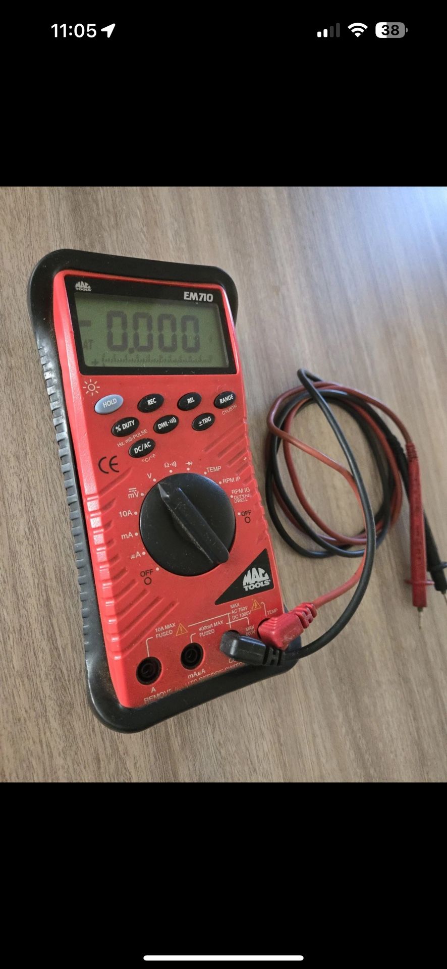 Mac Tool EM710 Multimeter