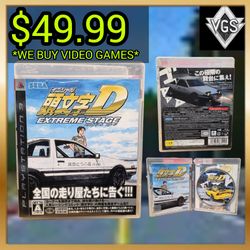 Initial D Extreme Stage PS3 Japan Import Case Manual Disc Sega 2008