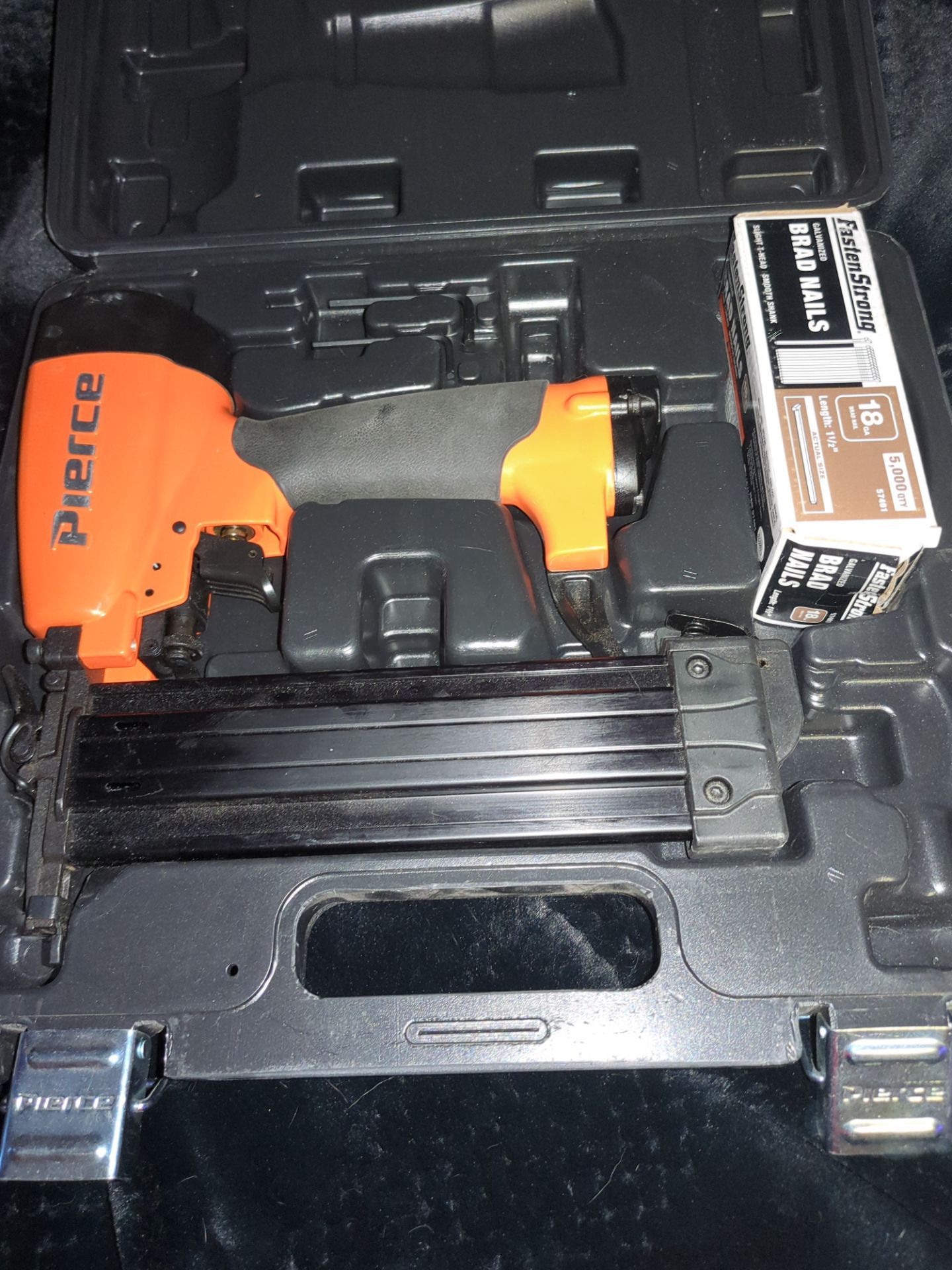 Pierce 18-Gauge Brad Nailer w/ Case & Brad Nails