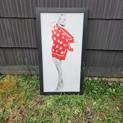Marilyn Monroe Large Photo In Frame