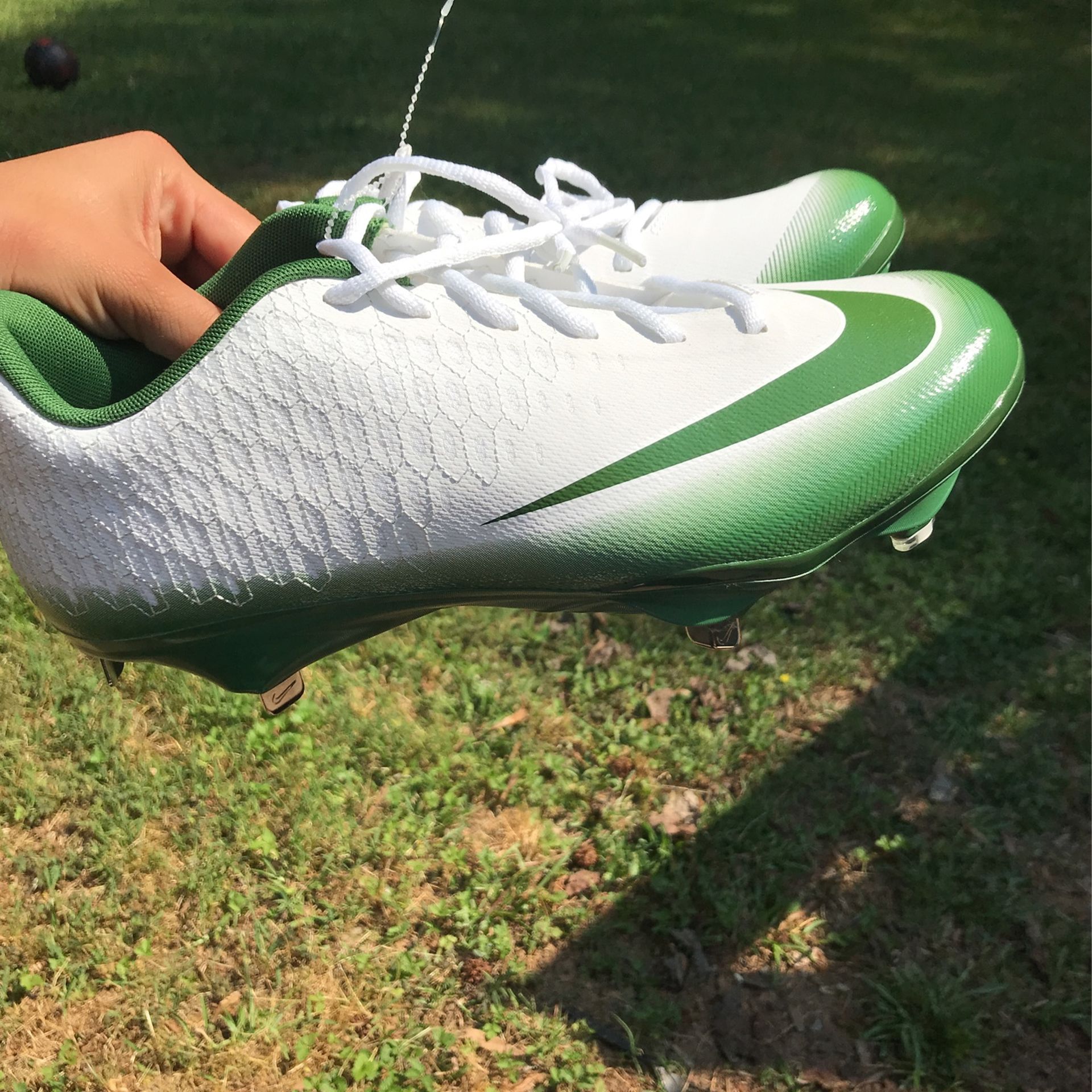 Nike Green Baseball Cleats 9.5 Mens