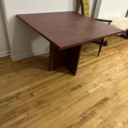 40 Inch Square Table - Cherry Wood
