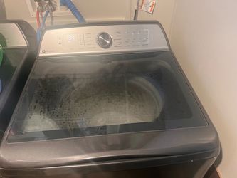 The GE Profile Smart Top-Load Washer with Smarter Wash Technology