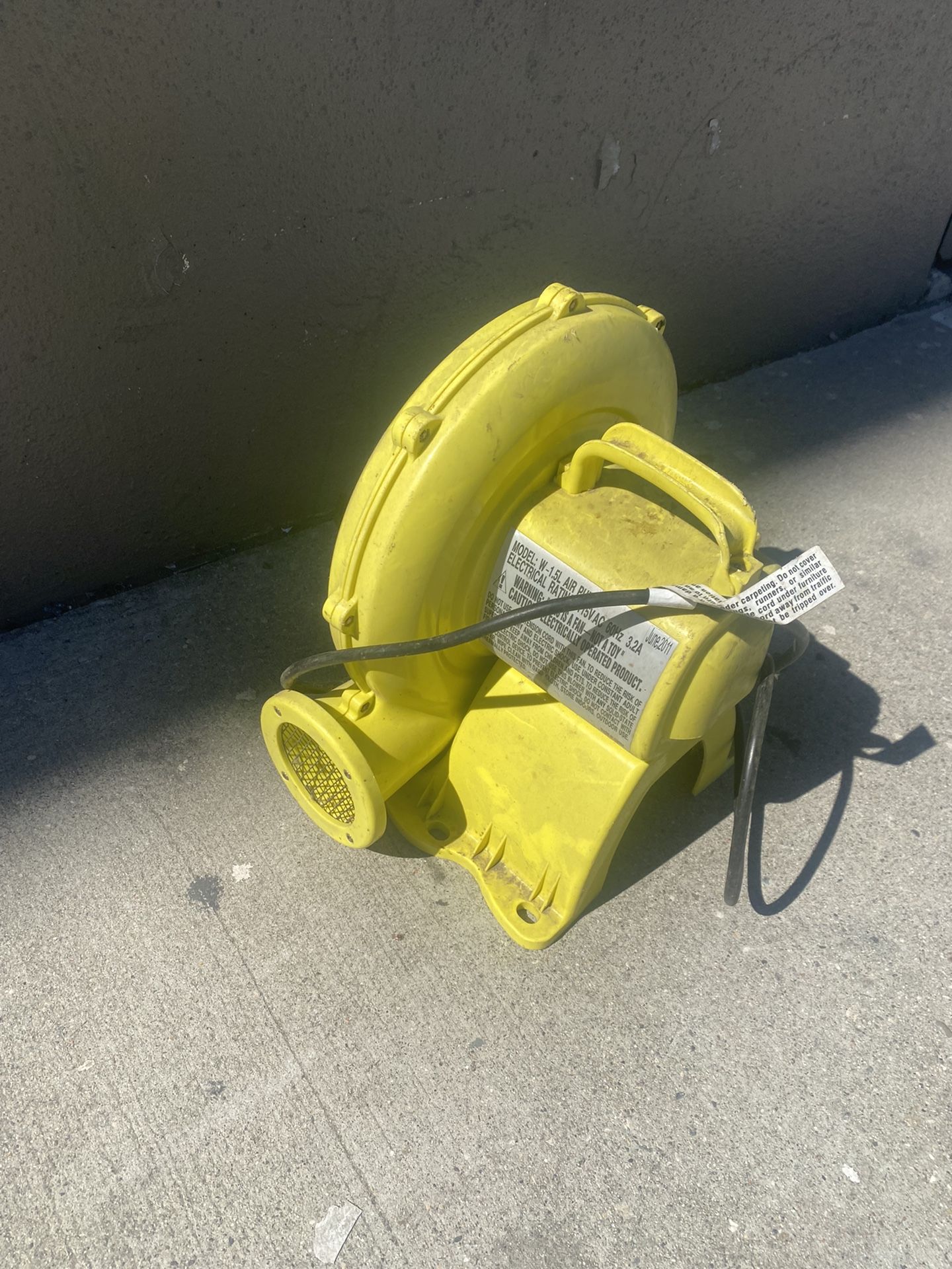 W-2L Replacement Blower for Little Tikes Slide Bounce House - 110 Volts, 4.2A, 450 Watts ( 480 Watts
