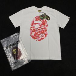 BAPE ABC Pink Camo Big Ape Head